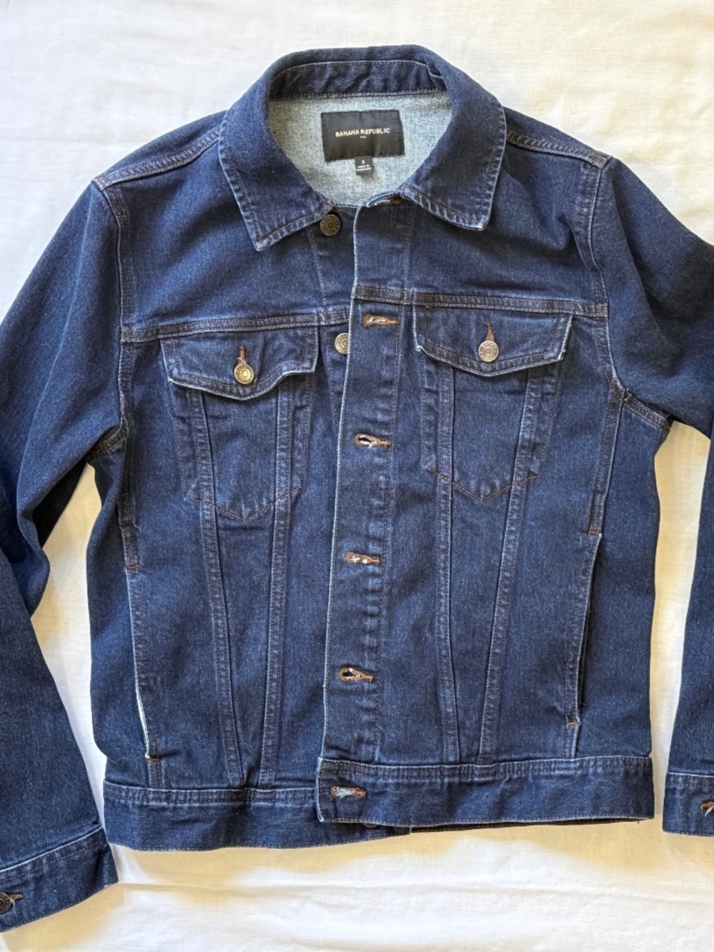 Banana Republic Dark Indigo Blue - Denim Jacket - Men's Small – Excellent